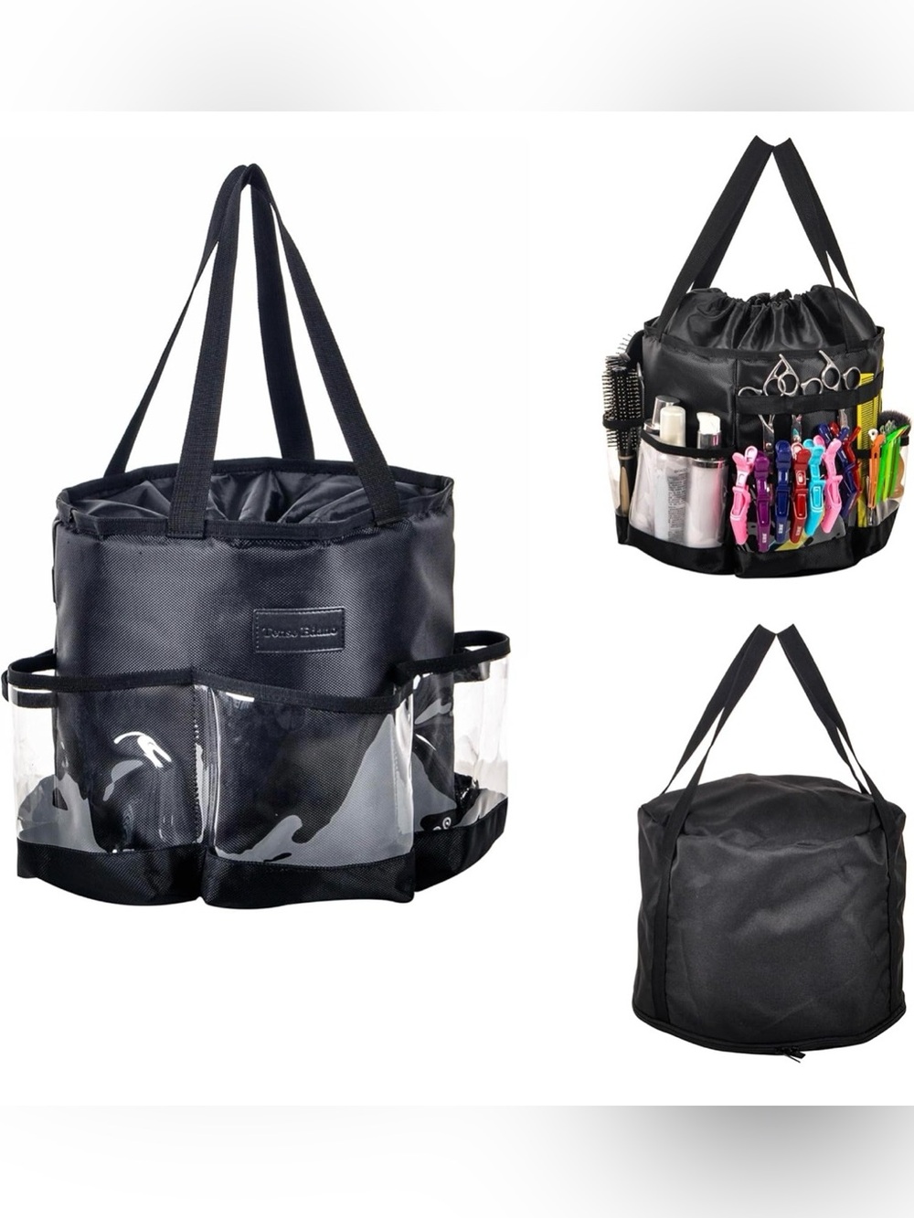 Circular Hairdressing Bag, 1 Piece Set Hairstylist Travel Bag, Large Capacity